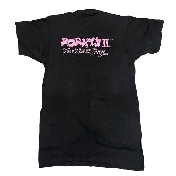 Vintage 1983 Porky's 2 The Next Day Film Promo T-Shirt Single Stitch USA Large - Picture 9 of 10